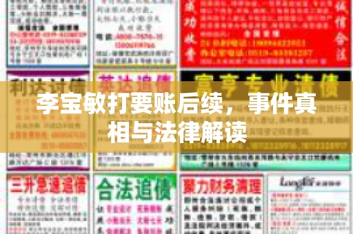 李宝敏打要账后续，事件真相与法律解读
