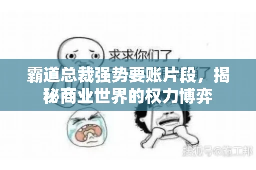 霸道总裁强势要账片段，揭秘商业世界的权力博弈