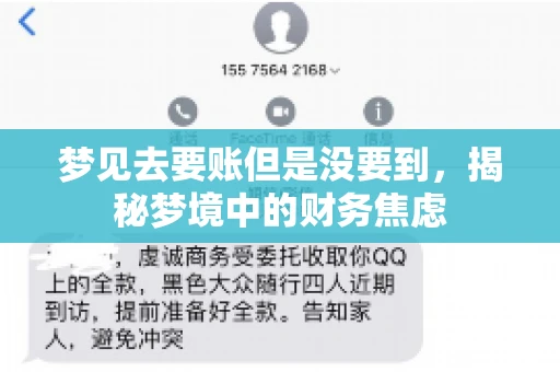 梦见去要账但是没要到，揭秘梦境中的财务焦虑