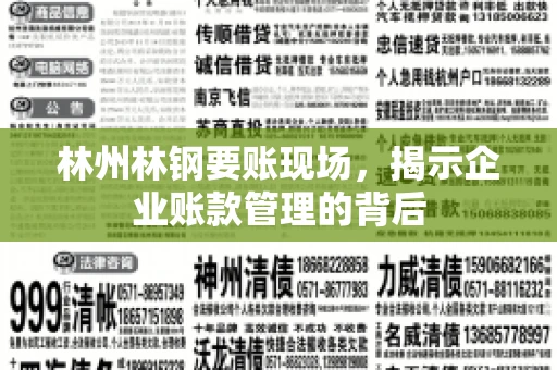 林州林钢要账现场，揭示企业账款管理的背后