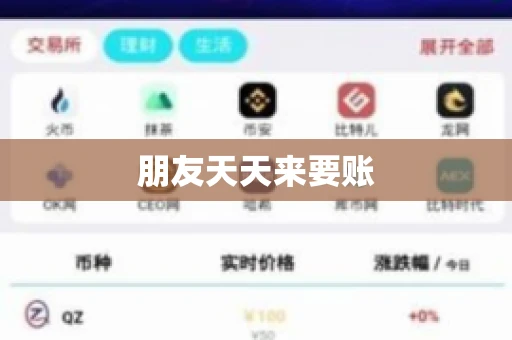 朋友天天来要账