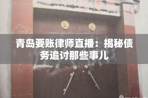青岛要账律师直播：揭秘债务追讨那些事儿