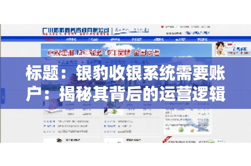 标题：银豹收银系统需要账户：揭秘其背后的运营逻辑