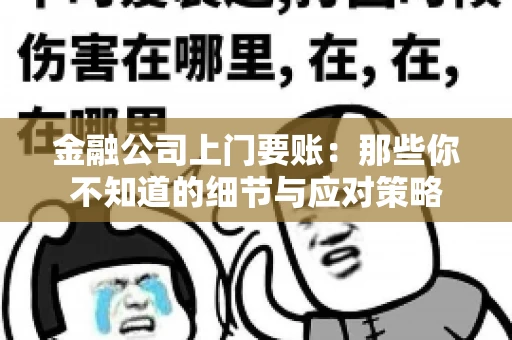 金融公司上门要账：那些你不知道的细节与应对策略